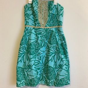 Vintage Strapless Lilly Pulitzer Dress
